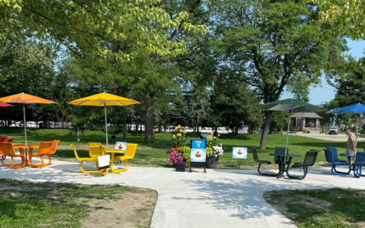 WECF Celebrates WERA Rainbow Picnic Table Project