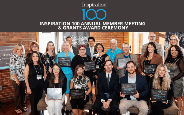 Inspiration 100™ Invests $125,000 in Ten Local Charities