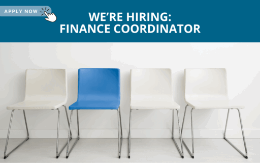 WE’RE HIRING – Finance Coordinator
