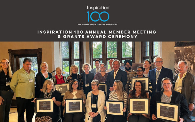 Inspiration 100™ Invests $150,000 in Ten Local Charities